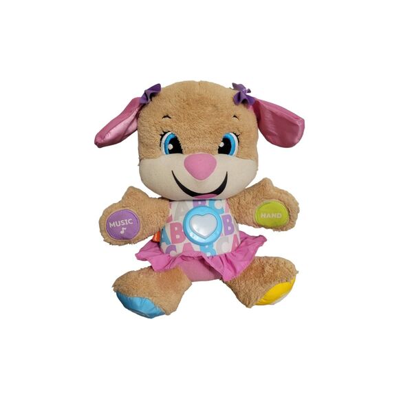 Fisher Price 2017 Smart Stages Talking Bunny Kids Pink 12X11 Music Play Learn - Picture 1 of 7